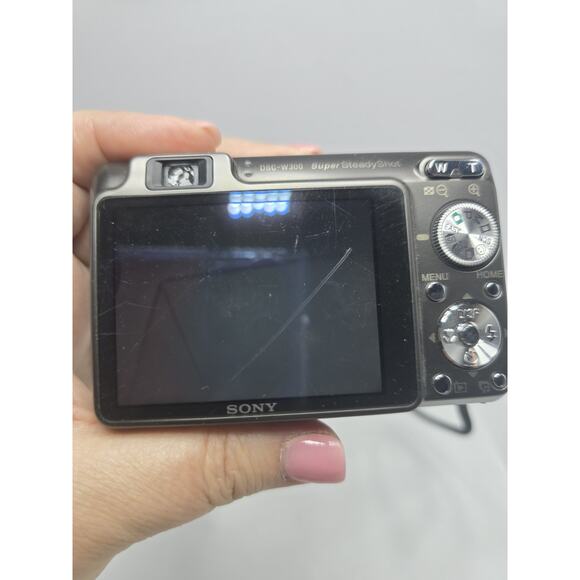 Sony Camera Cyber-shot DSC-W300 13.6MP Digital Camera Gray Good Condition - Picture 7 of 9